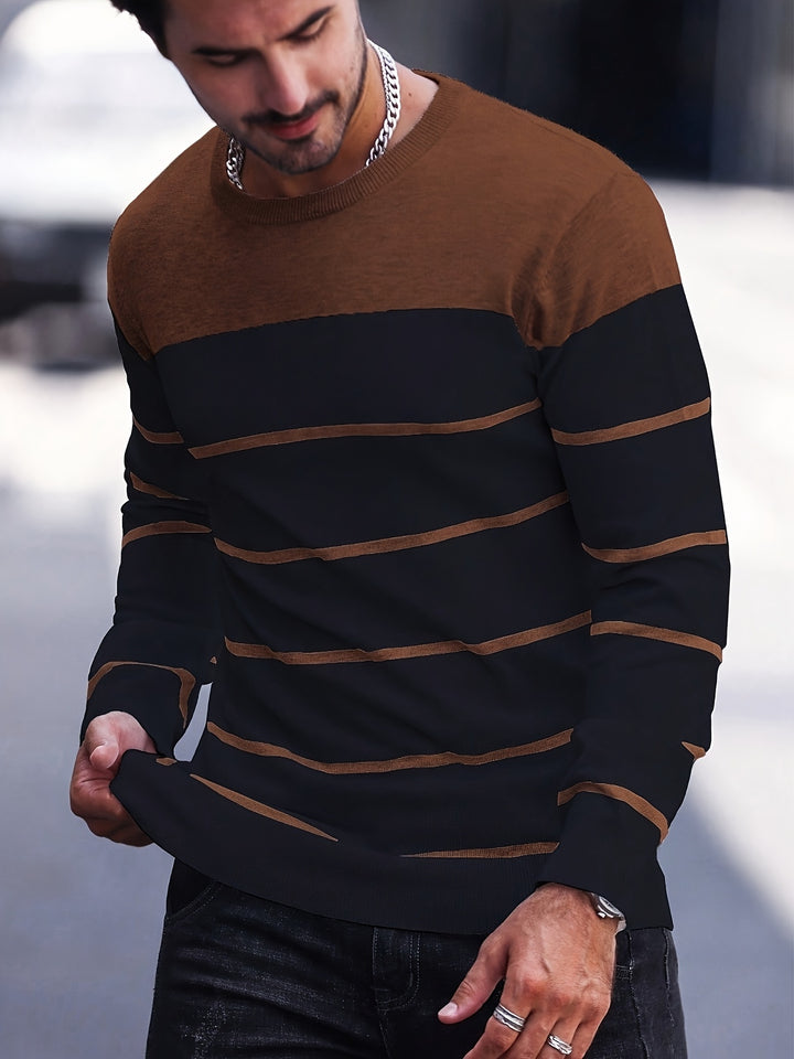 Sigmar | Zeitloser Streifen-Pullover