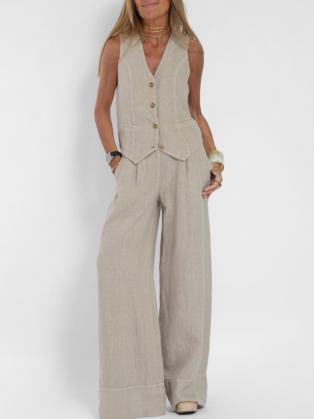 Heike | Elegantes Westen-Hosen-Set