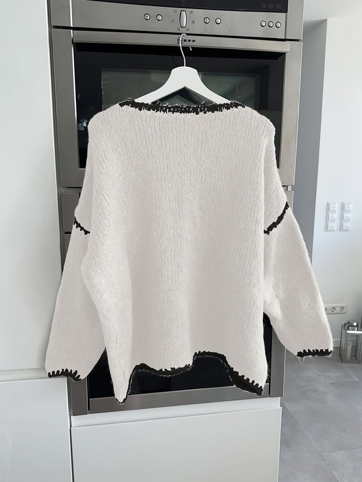 Sigrun | Weich fallender Oversize-Pullover
