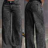 Thea | Weit geschnittene Hose mit hohem Bund