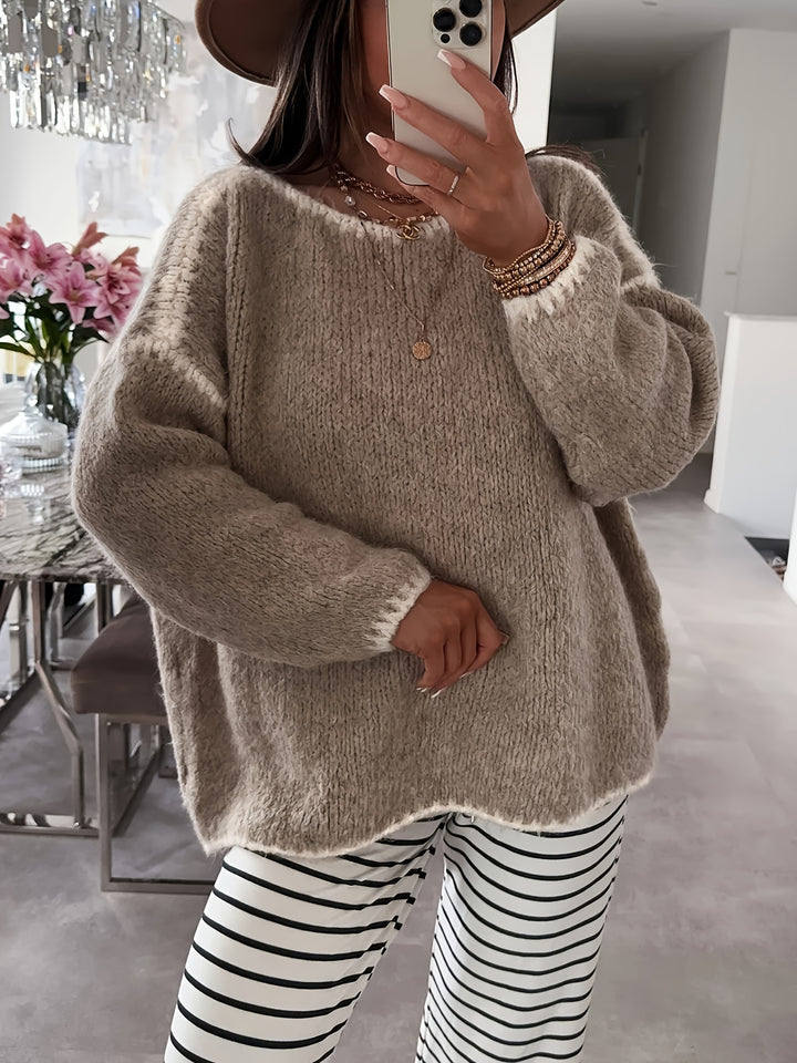 Sigrun | Weich fallender Oversize-Pullover