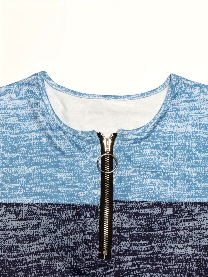 Kerstin | Elegantes Shirt mit Reißverschluss