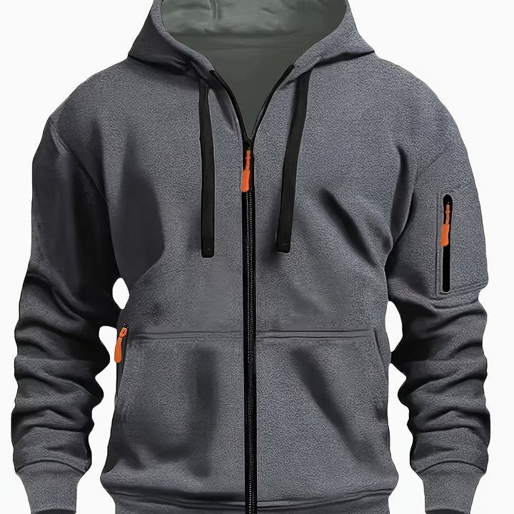 Hagen | Sportliche Kapuzenjacke mit Reißverschluss