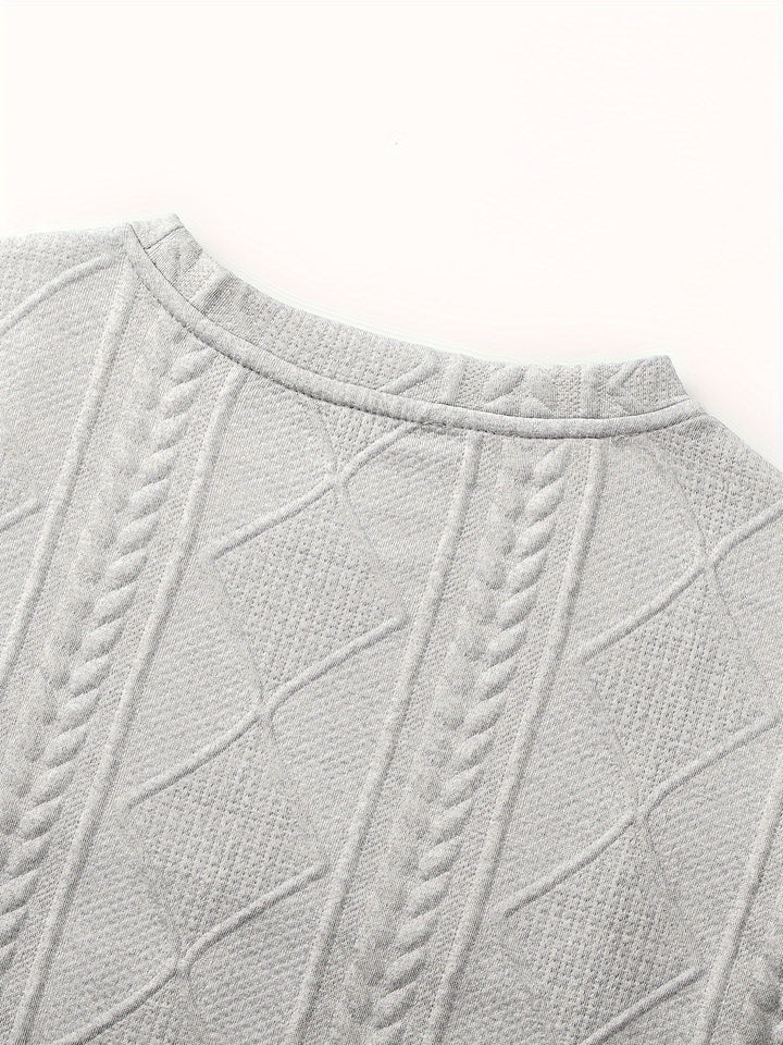Eckhard | Strukturiertes Longsleeve