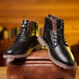 Wendelin | Robuste Schnürstiefel im Vintage-Stil