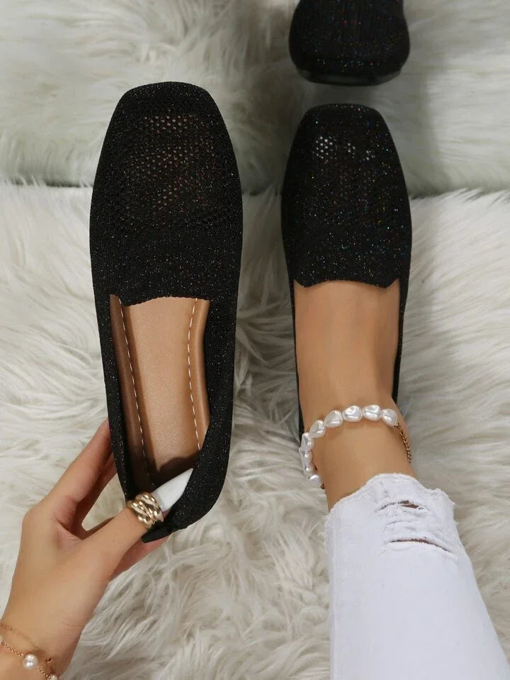 Barbara | Bequeme Strick-Slipper