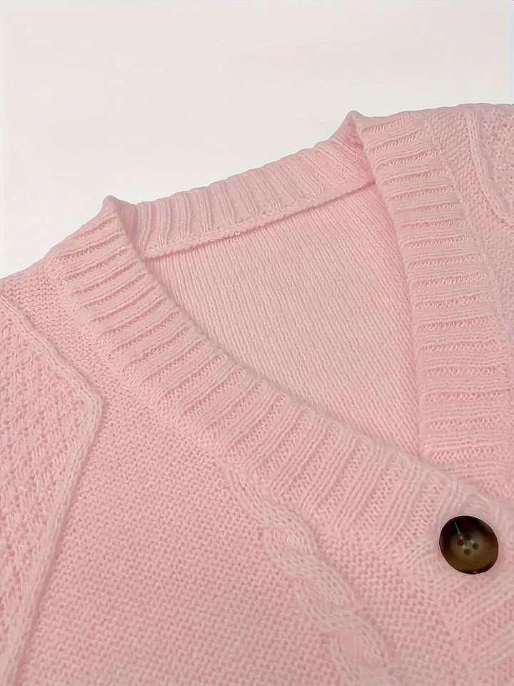Wiltrud | Kuschelweiche Grobstrick-Strickjacke