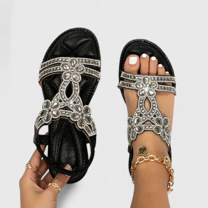 Thea | Funkelnde Komfort-Sandalen