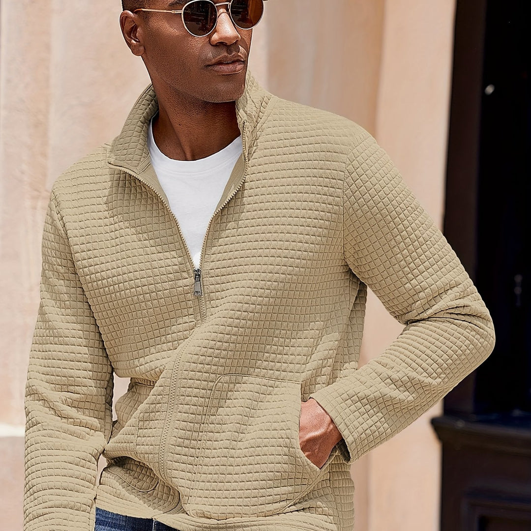 Heinrich | Sportliche Zip-Jacke mit Struktur
