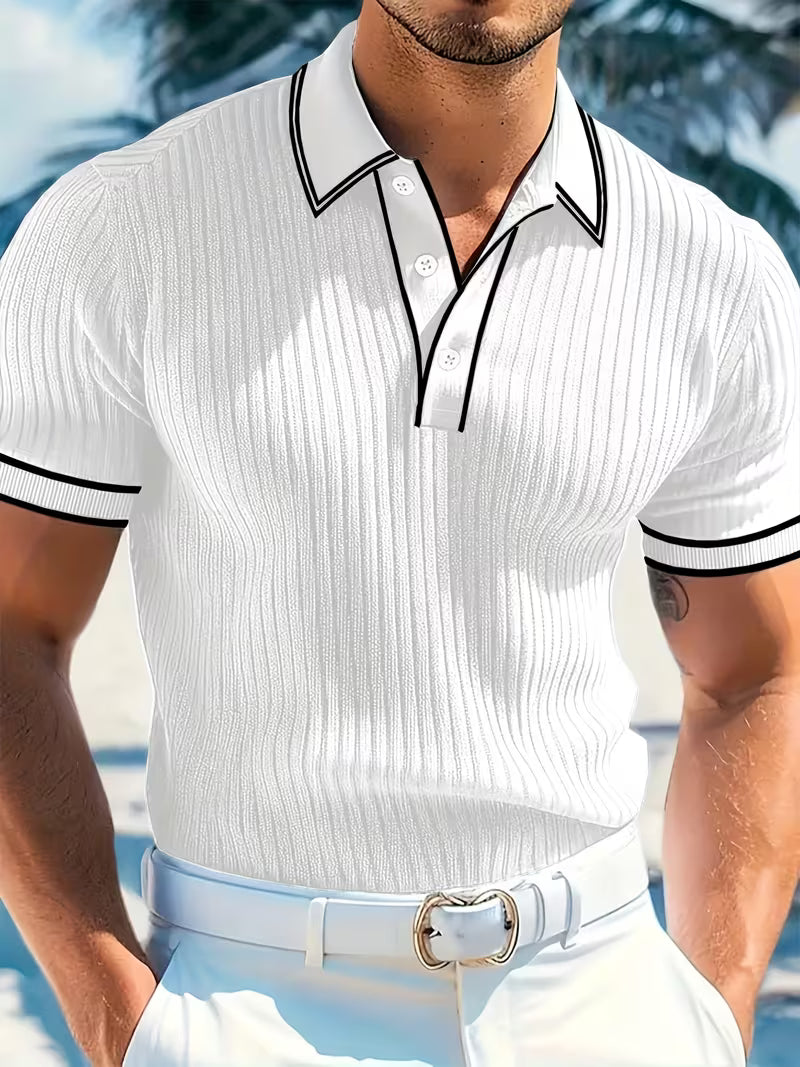 Philipp | Sportlich-elegantes Kurzarm-Poloshirt