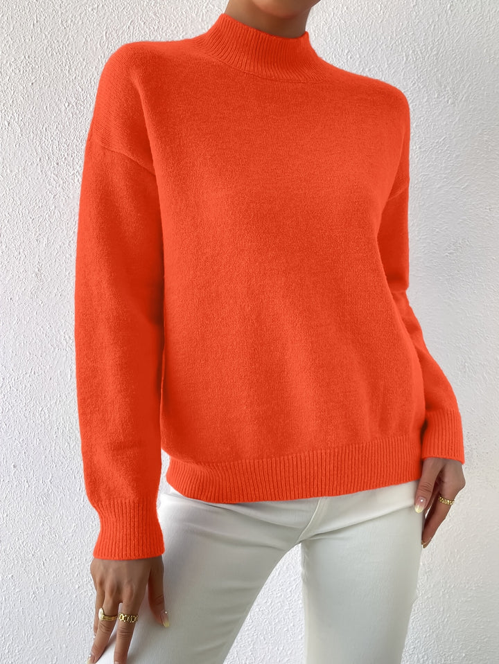 Thekla | Eleganter Stehkragen-Pullover