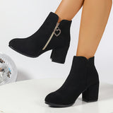 Hilke | Elegante Stiefeletten mit Blockabsatz