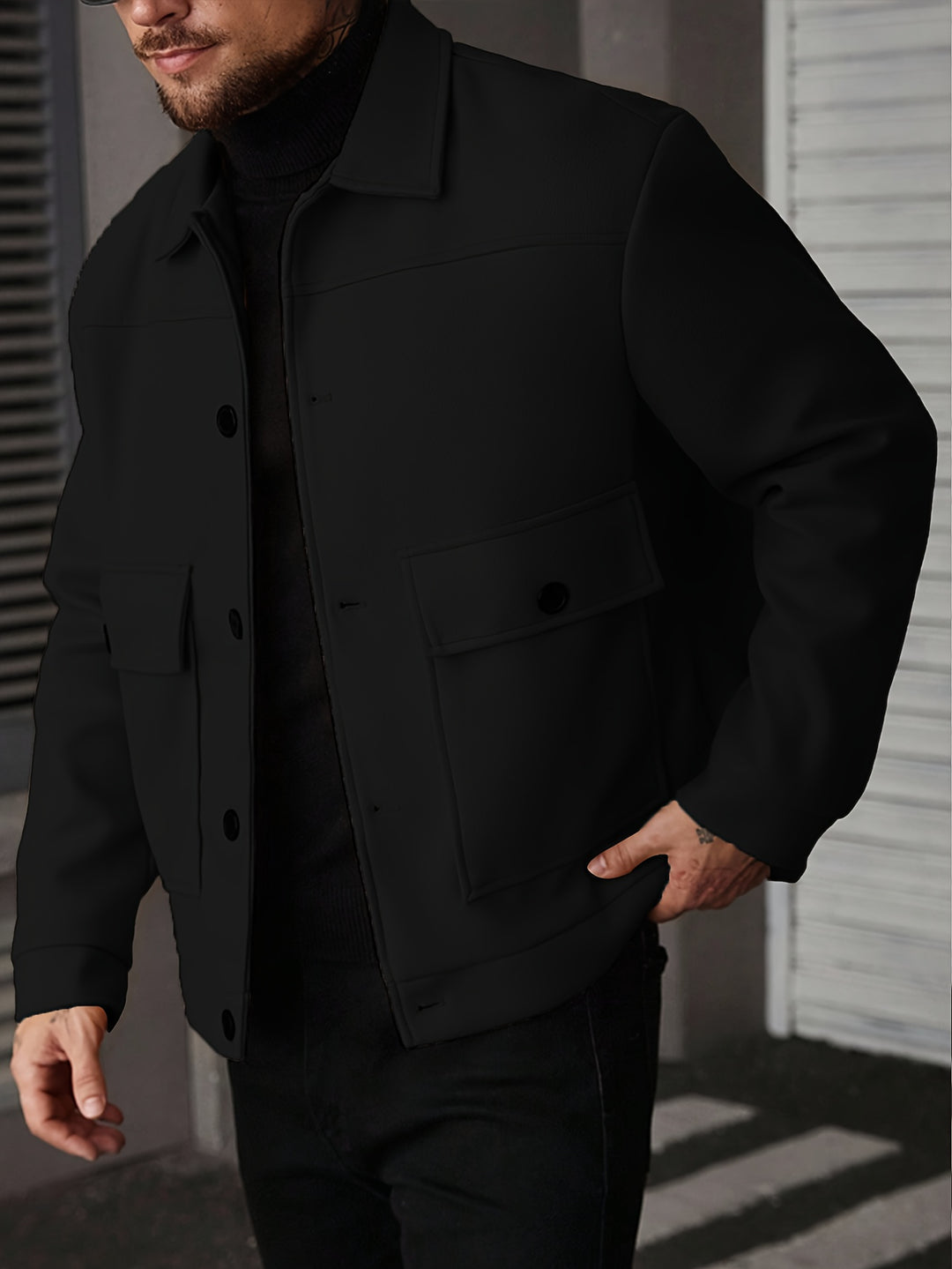 Christoph | Vielseitige Herrenjacke im Hemdstil