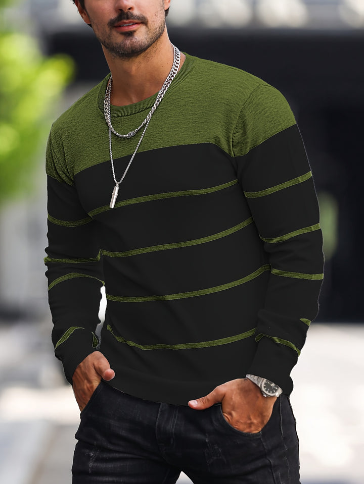 Sigmar | Zeitloser Streifen-Pullover
