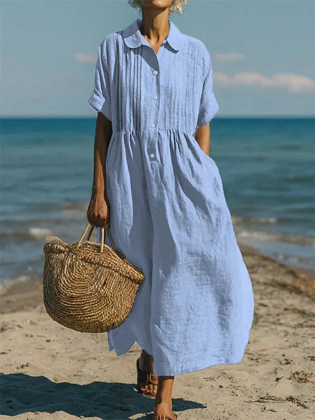 Romy | Luftiges Sommer-Hemdblusenkleid