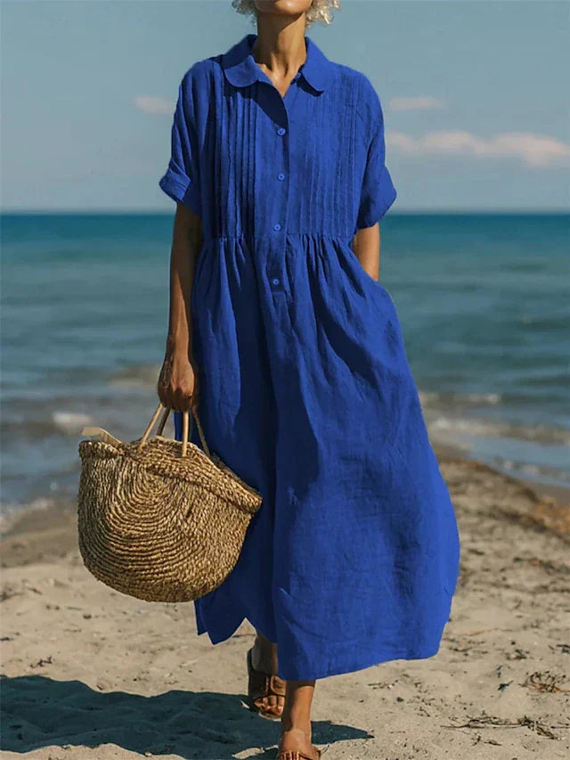 Romy | Luftiges Sommer-Hemdblusenkleid