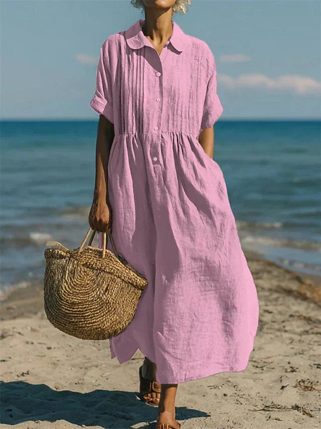 Romy | Luftiges Sommer-Hemdblusenkleid