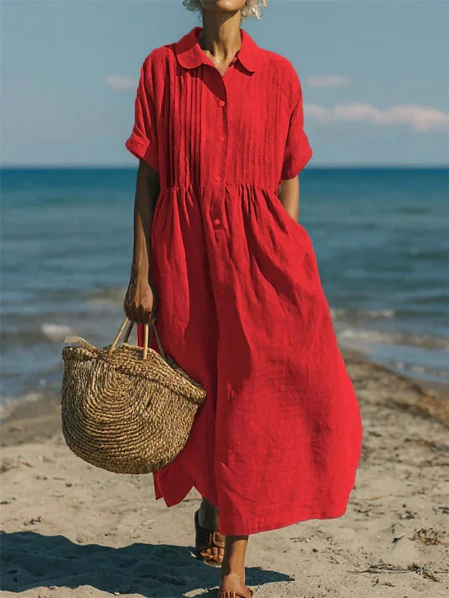 Romy | Luftiges Sommer-Hemdblusenkleid