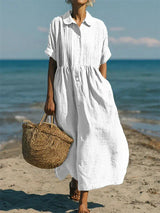 Romy | Luftiges Sommer-Hemdblusenkleid