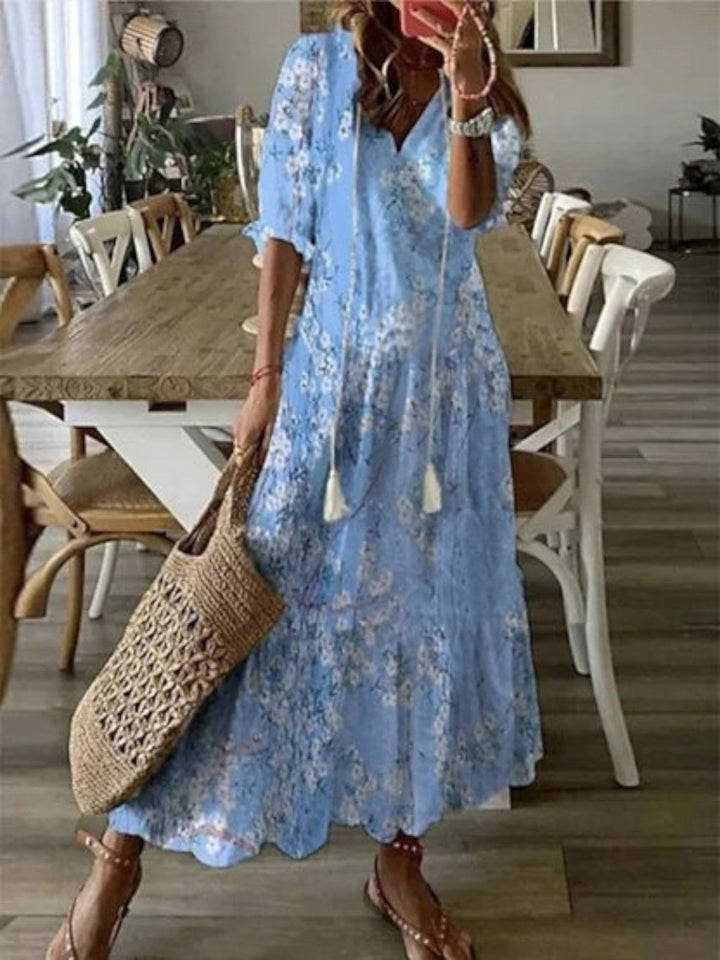 Carla | Luftiges Sommerkleid im Boho-Stil