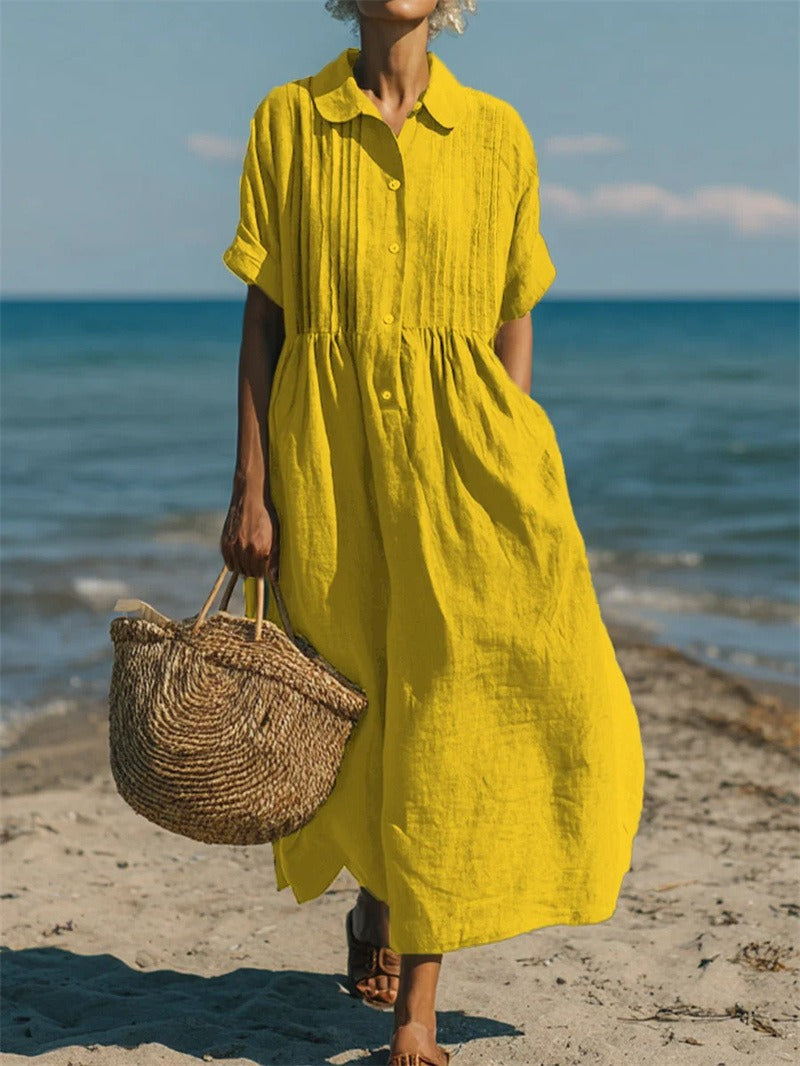 Romy | Luftiges Sommer-Hemdblusenkleid