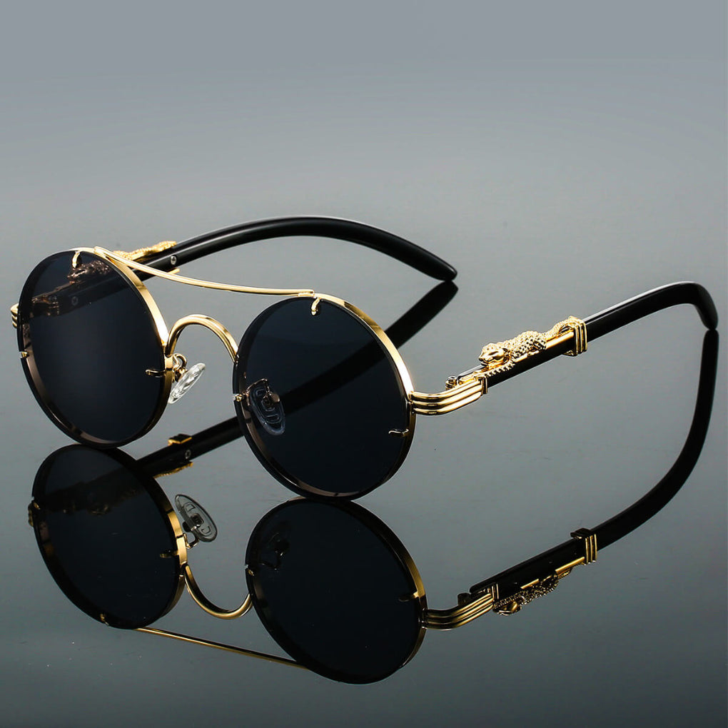Oskar | Elegante Runde Sonnenbrille im Retro-Stil