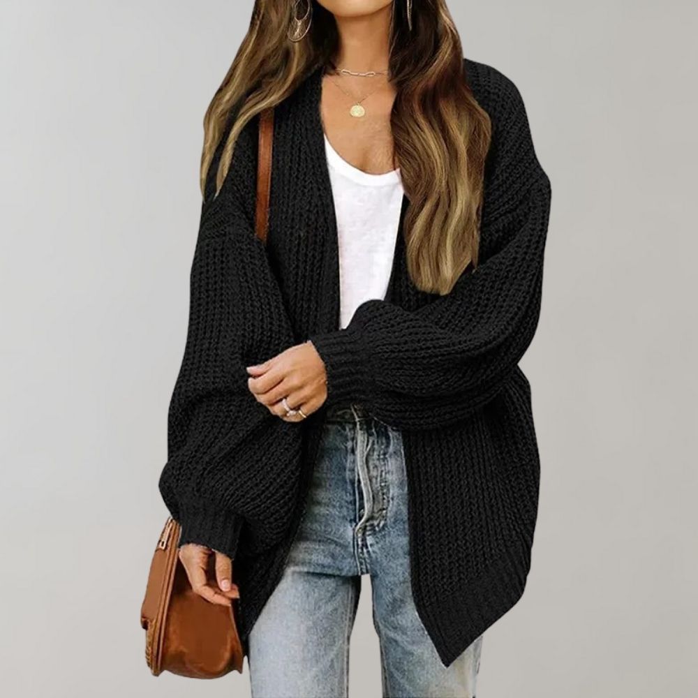 Rieke | Offene Strickjacke im lockeren Schnitt