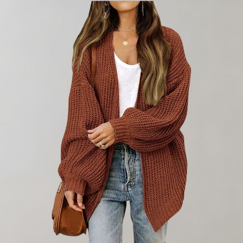 Rieke | Offene Strickjacke im lockeren Schnitt