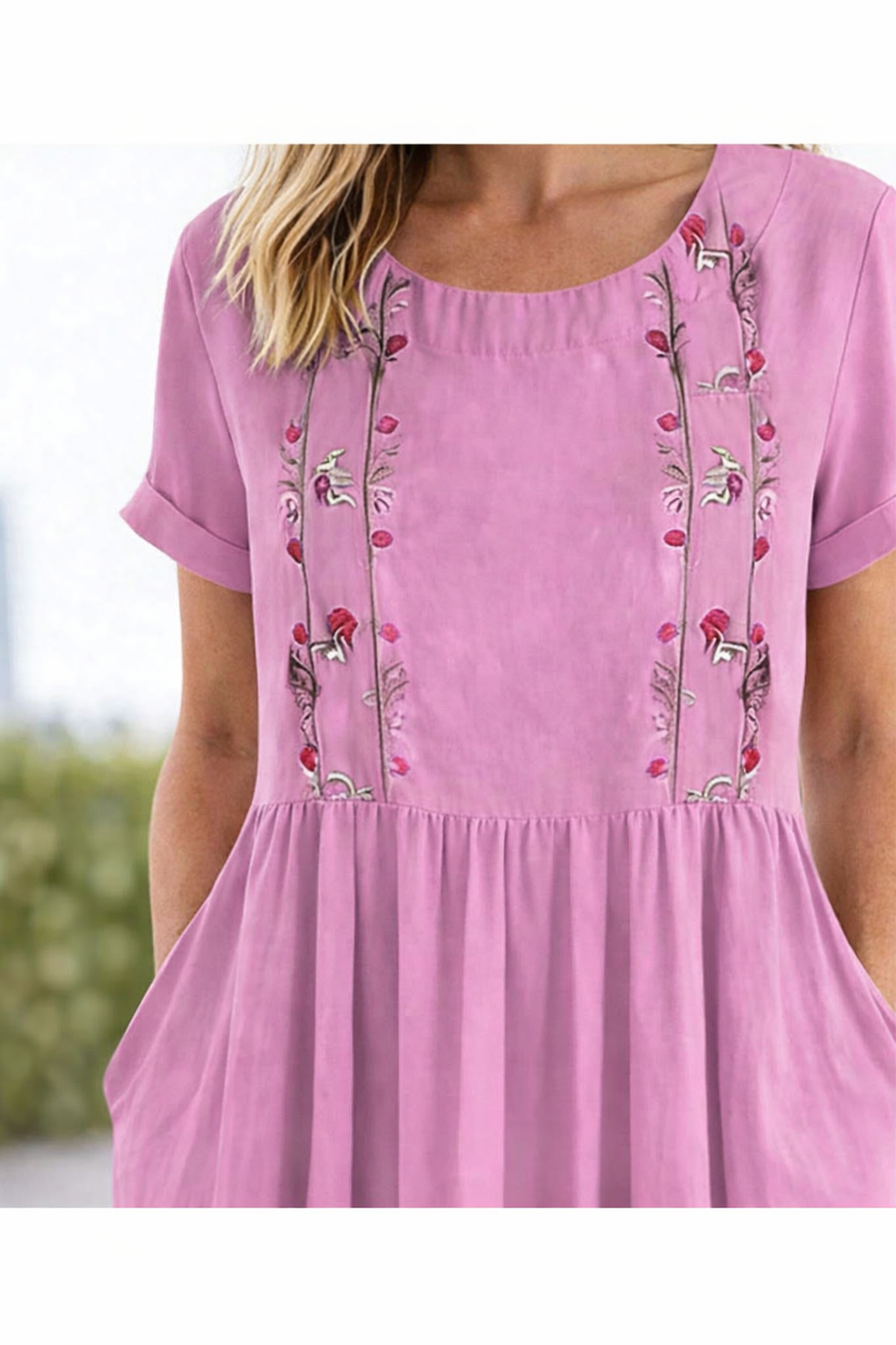 Roswitha | Luftiges Kurzarm-Sommerkleid