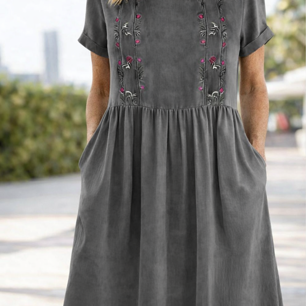 Roswitha | Luftiges Kurzarm-Sommerkleid