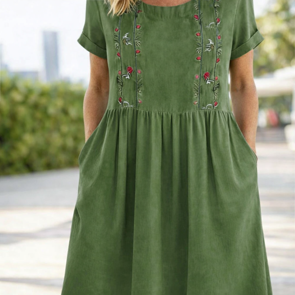Roswitha | Luftiges Kurzarm-Sommerkleid