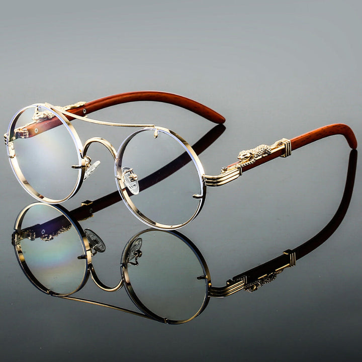 Oskar | Elegante Runde Sonnenbrille im Retro-Stil