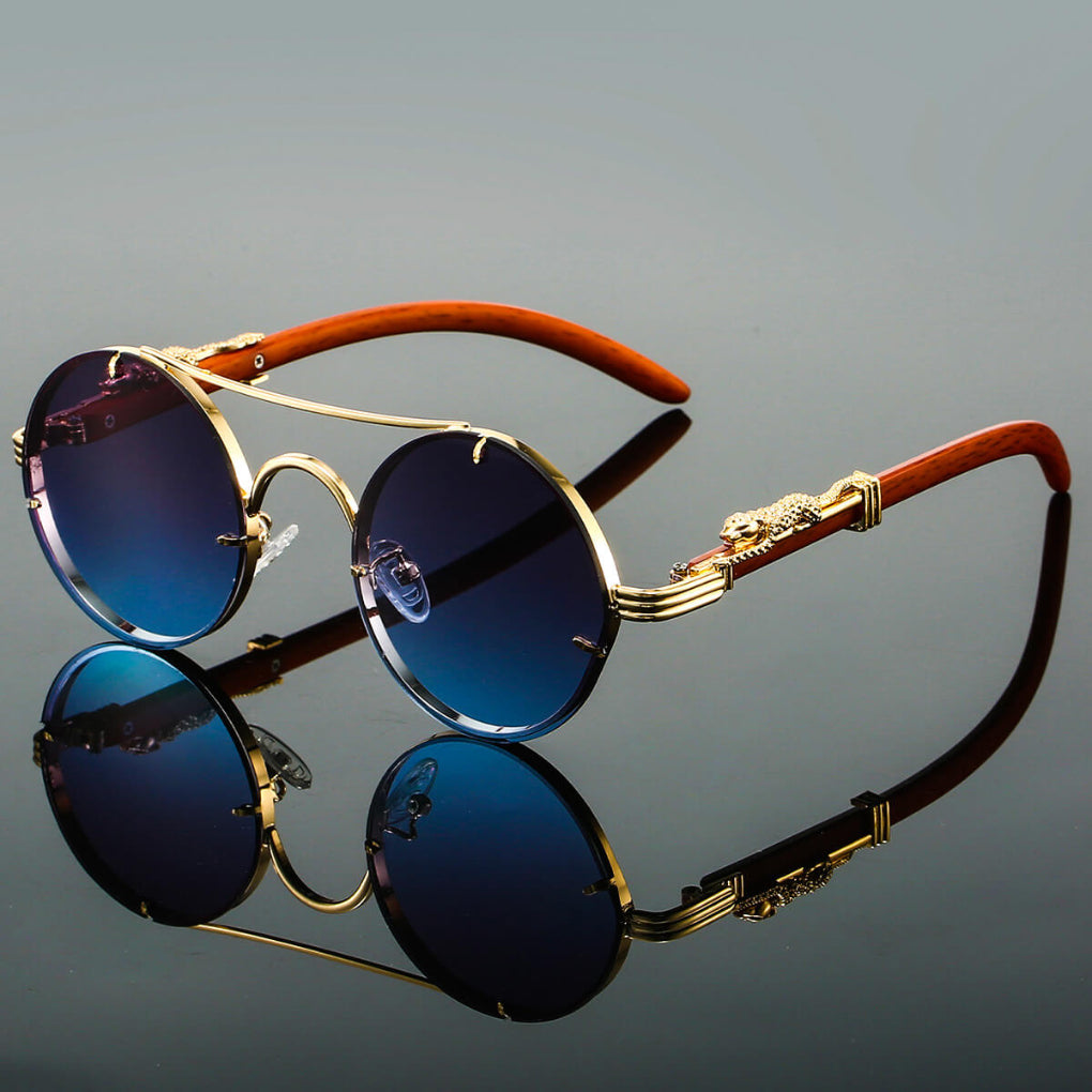 Oskar | Elegante Runde Sonnenbrille im Retro-Stil