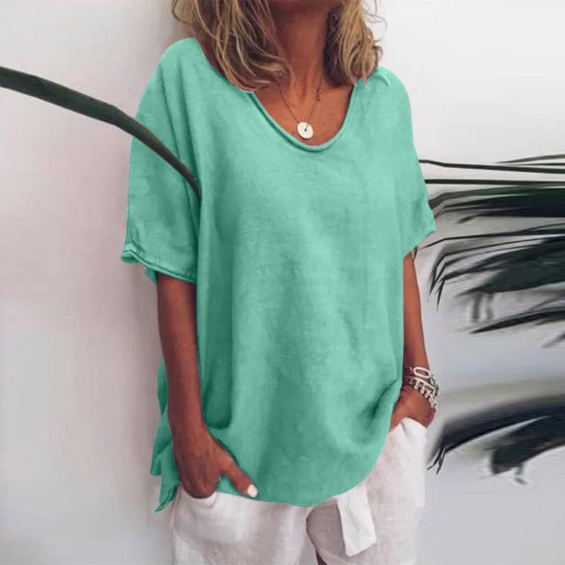 Cornelia | Lässig-elegante Kurzarm-Bluse