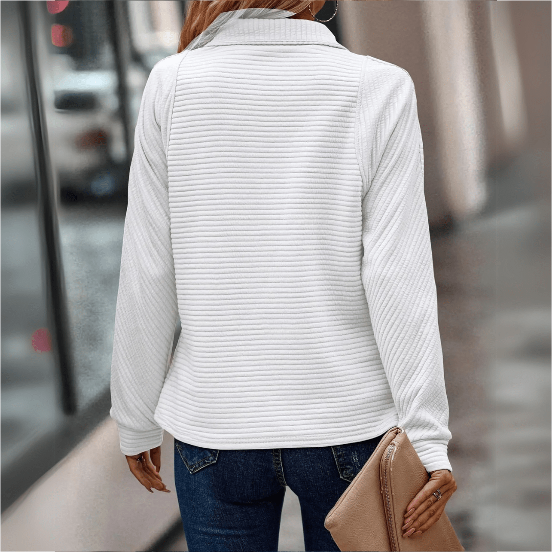 Juliane | Weicher Stehkragen-Pullover