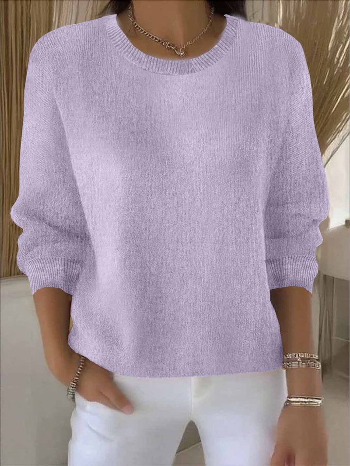 Traudel | Weicher Rundhals-Pullover