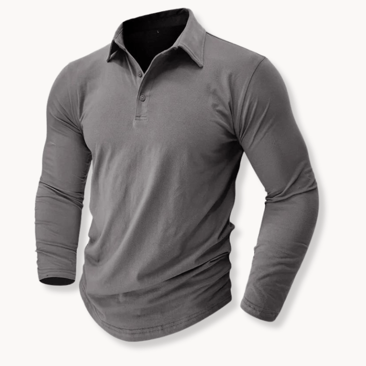 Benedikt | Klassisches Langarm-Poloshirt