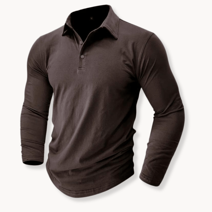 Benedikt | Klassisches Langarm-Poloshirt