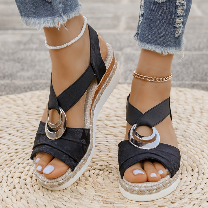Mathilda | Elegante Keil-Sandalen