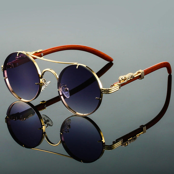 Oskar | Elegante Runde Sonnenbrille im Retro-Stil