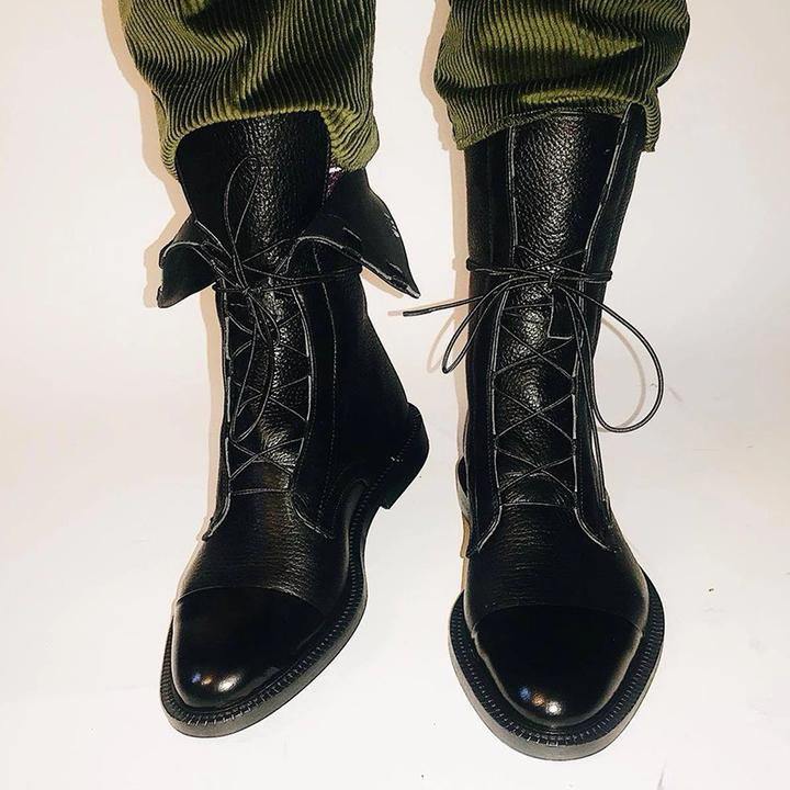 Helma | Elegante Schnür-Stiefeletten