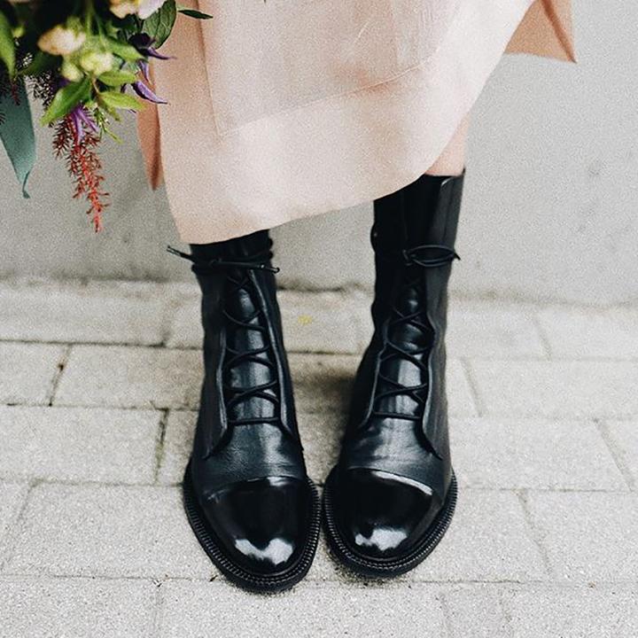 Helma | Elegante Schnür-Stiefeletten
