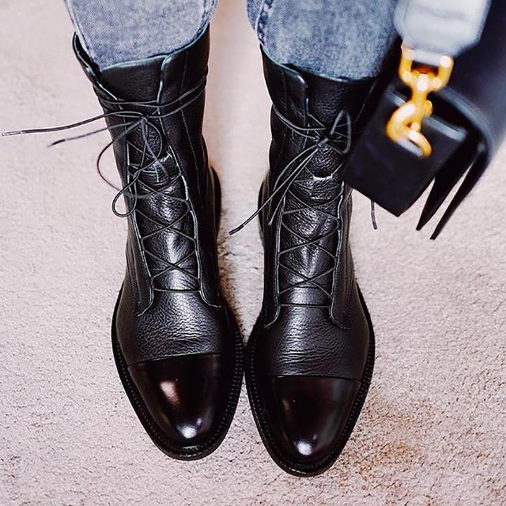 Helma | Elegante Schnür-Stiefeletten