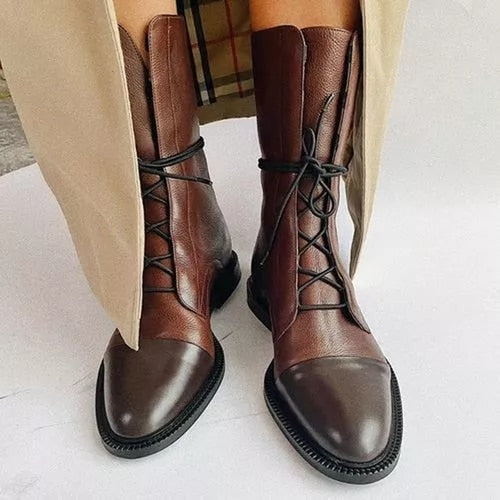 Helma | Elegante Schnür-Stiefeletten