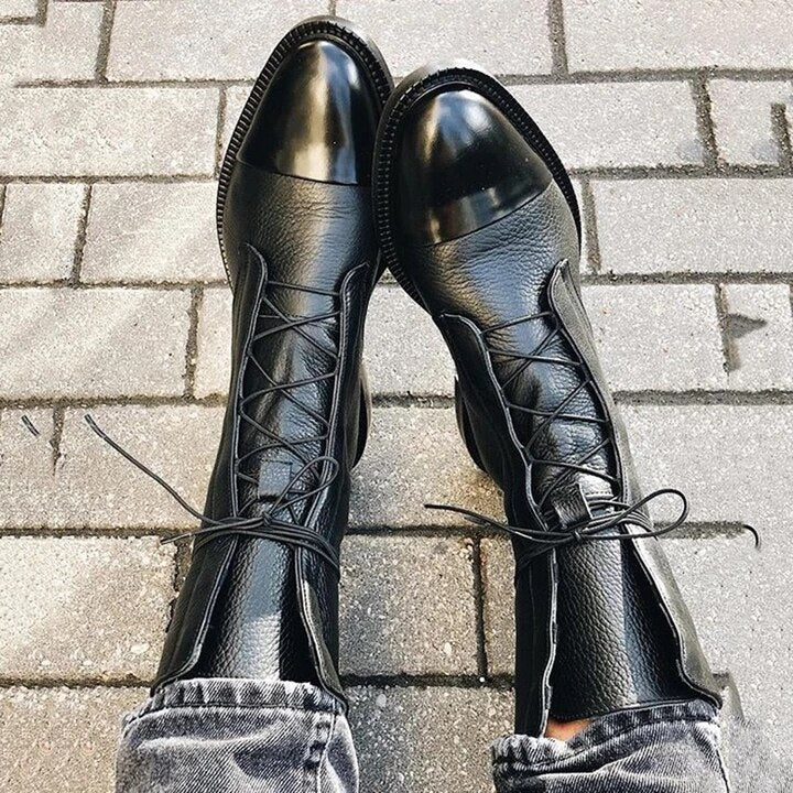 Helma | Elegante Schnür-Stiefeletten