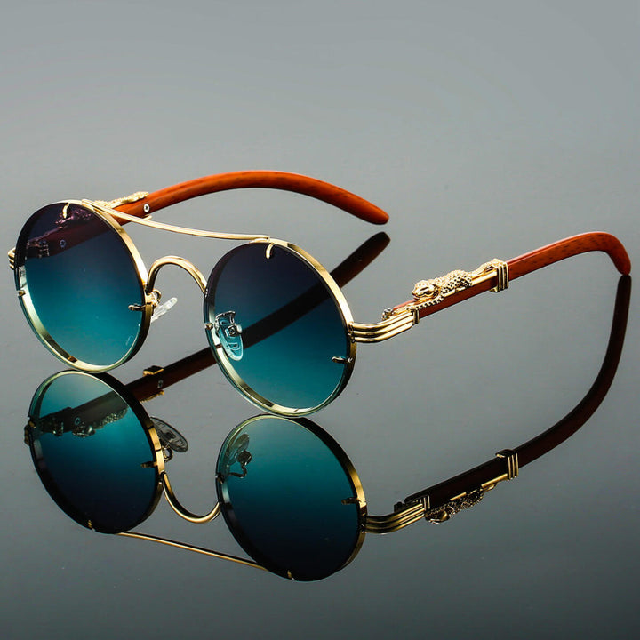 Oskar | Elegante Runde Sonnenbrille im Retro-Stil
