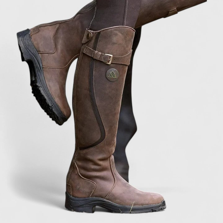 Cordula | Elegante Reitstiefel mit Schnallendetail