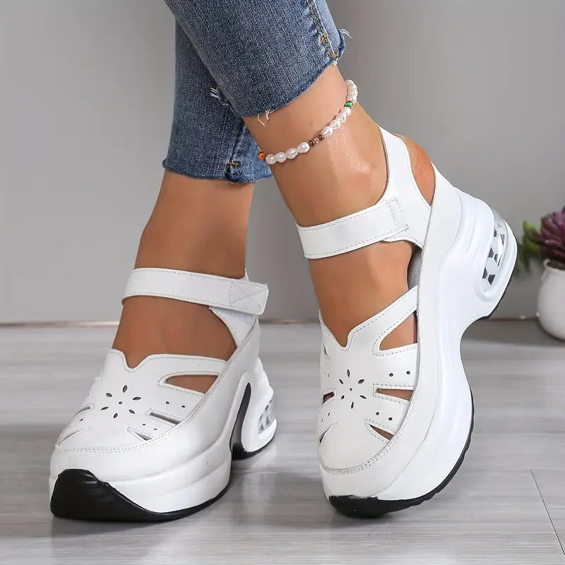 Ilse | Bequeme Komfort-Sandalen mit Keilabsatz