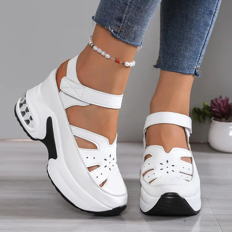 Ilse | Bequeme Komfort-Sandalen mit Keilabsatz