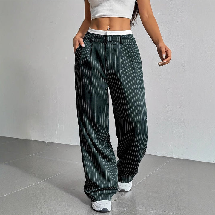Rosalinde | Elegante Nadelstreifen-Hose
